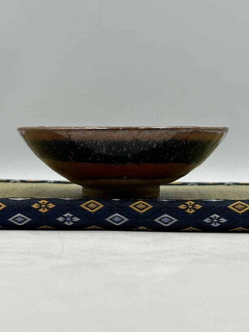 ☆0056宋時代 磁州窯 黑釉碗 皿 ☆天目茶碗 茶道具 茶器 - メルカリ