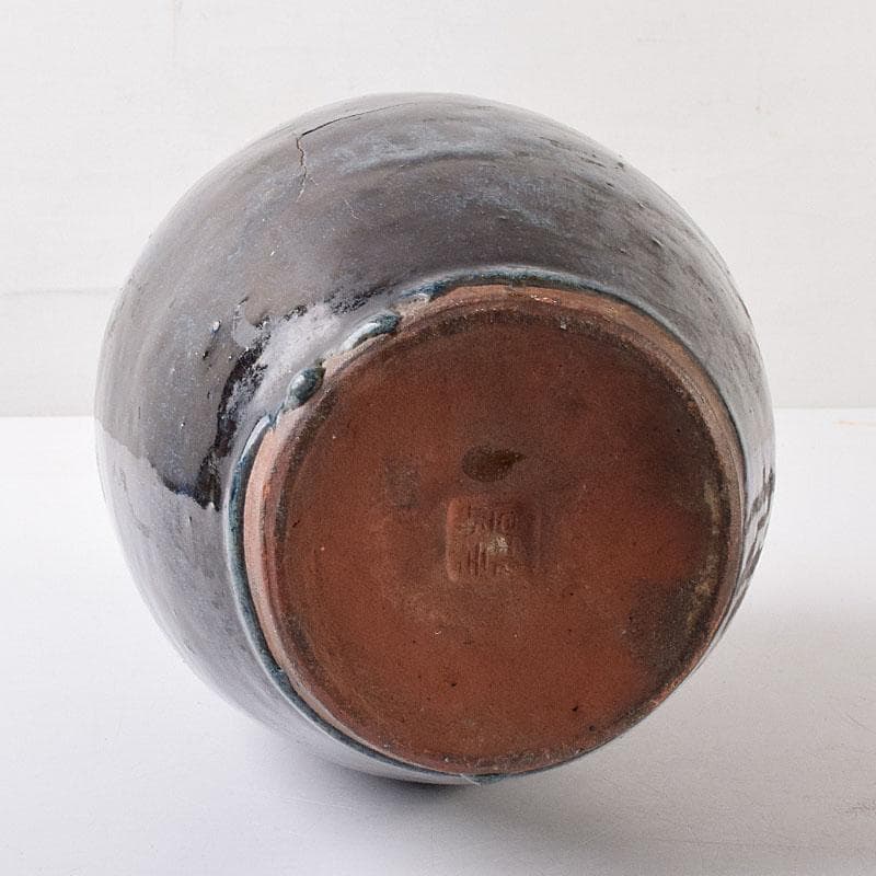 中国 海鼠釉 花瓶 壷 在銘 C R8613 - メルカリ