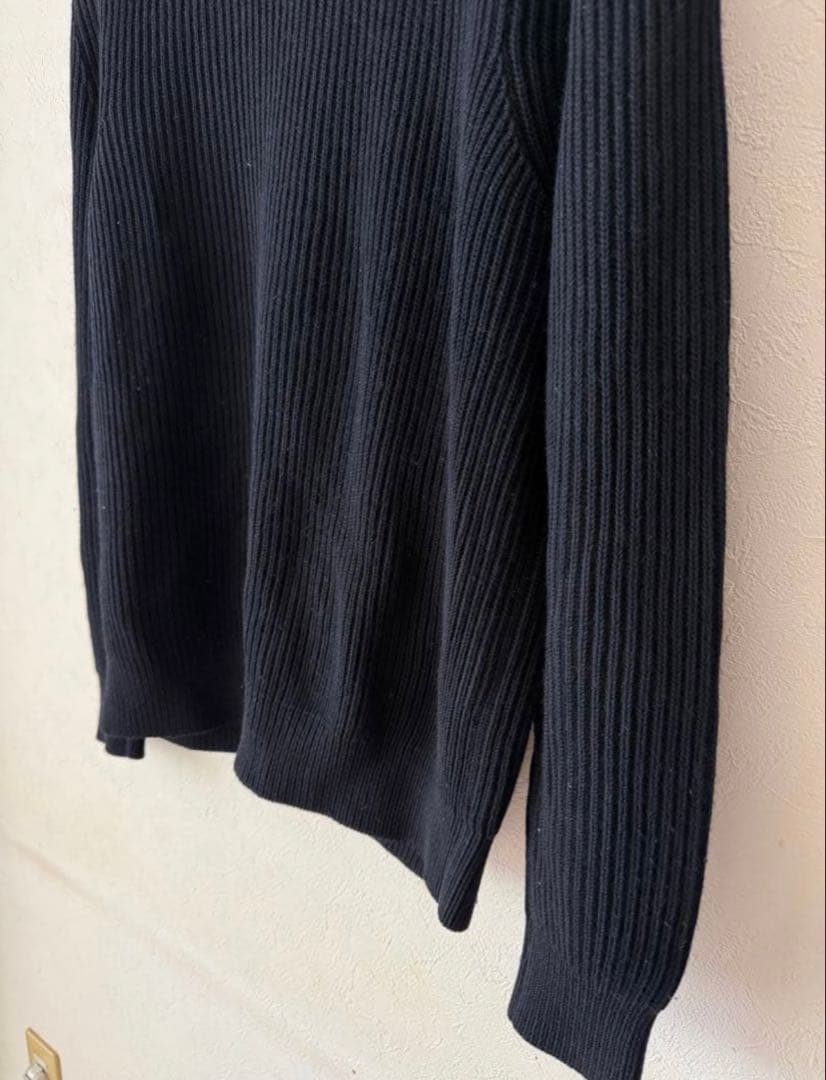 オーラリー AURALEE 17aw リブニット サイズ4 ブラック - メルカリ