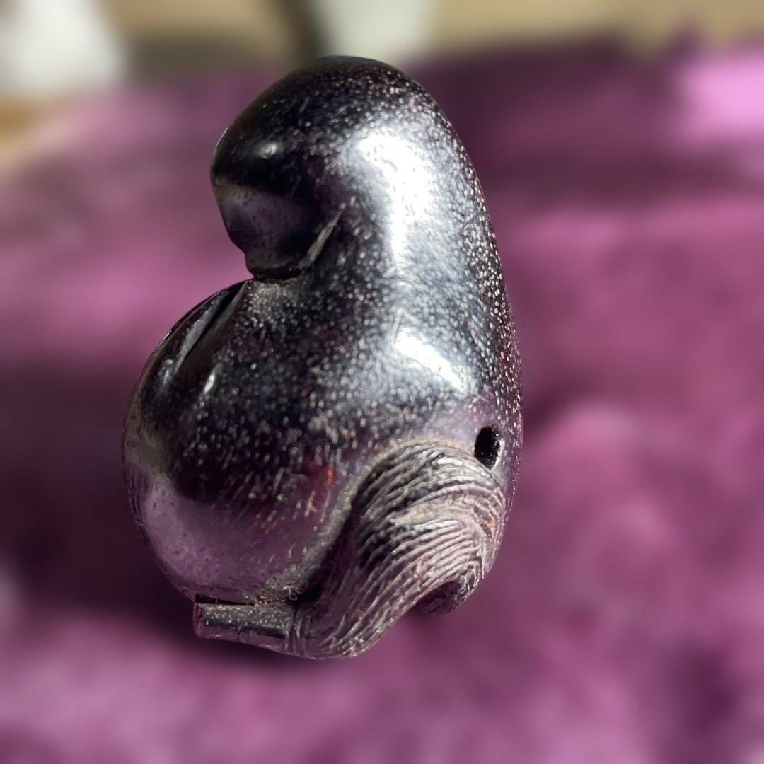 根付 木彫り 古道具 在銘 時代 骨董 | 激安通販のイーサプライ