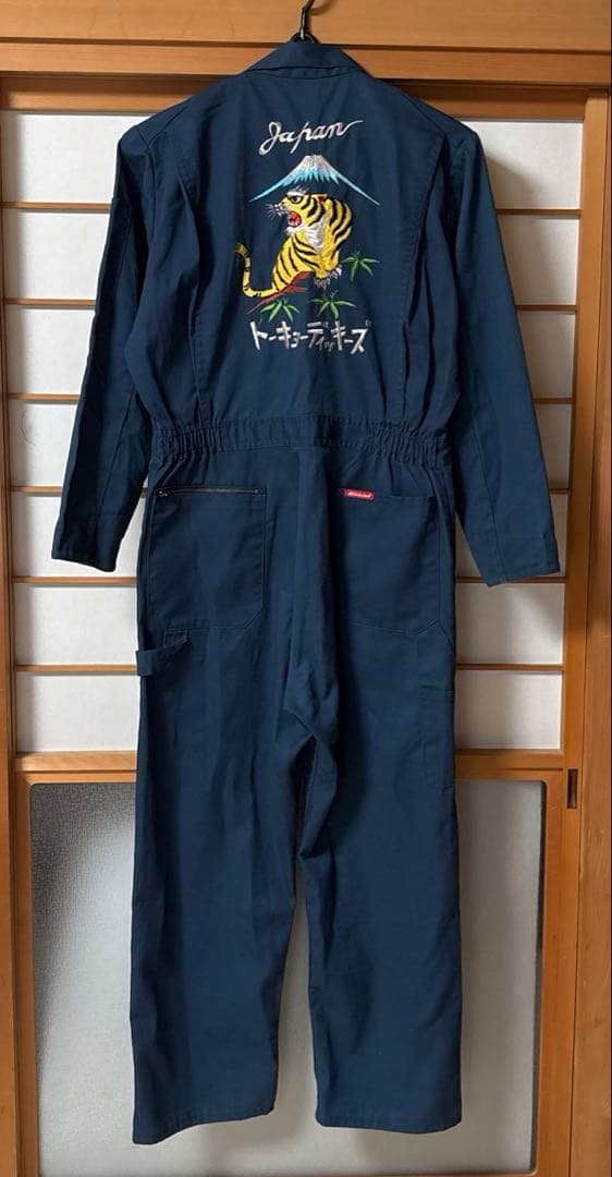 ディッキーズ トラ刺繍 つなぎ トーキョーディッキーズ - メルカリ
