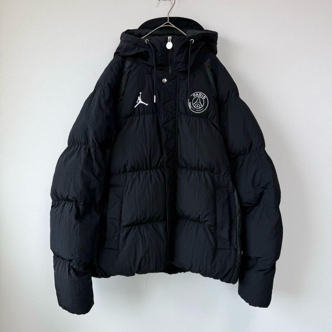 極美品✨】JORDAN×NIKE ×パリサンジェルマン ダウンジャケット 黒L