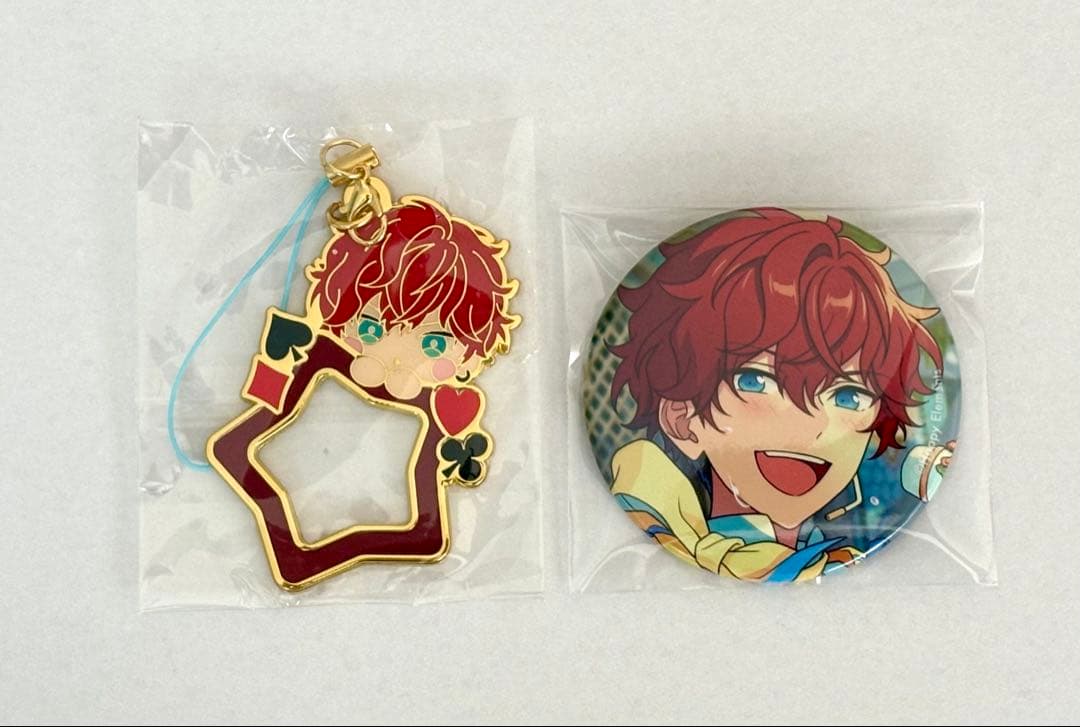 あんスタ ALKALOID 天城一彩 缶バッジ ストラップ - メルカリ