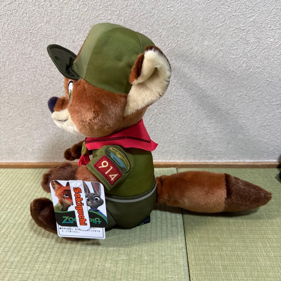 ズートピア ニック ジュニア・レンジャー ぬいぐるみ 幼少期 - メルカリ