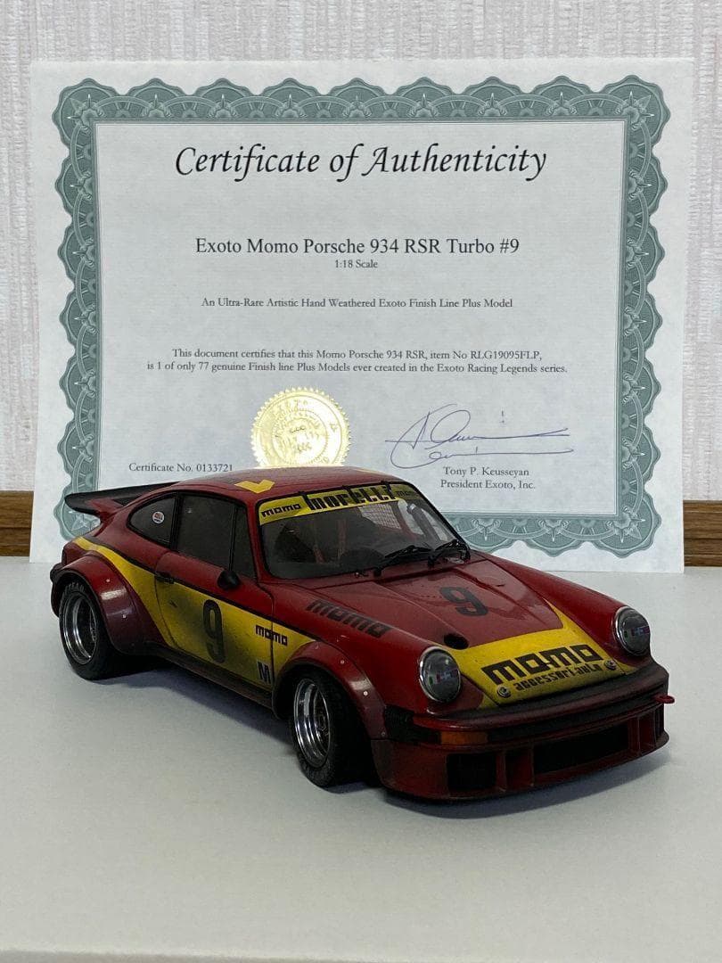 1／18 エグゾト ポルシェ 935 Turbo ＃40 1976 新品
