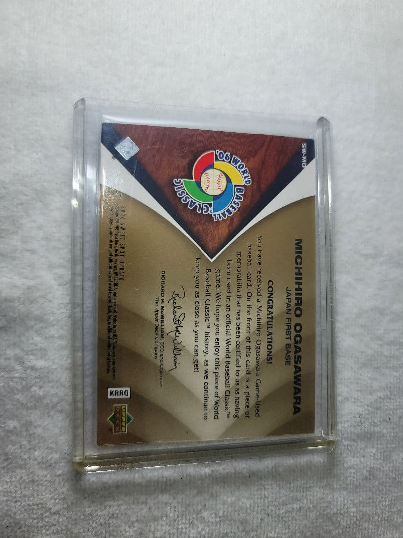 小笠原道大⭐2006年 UPPER DECK SW-MO - メルカリ