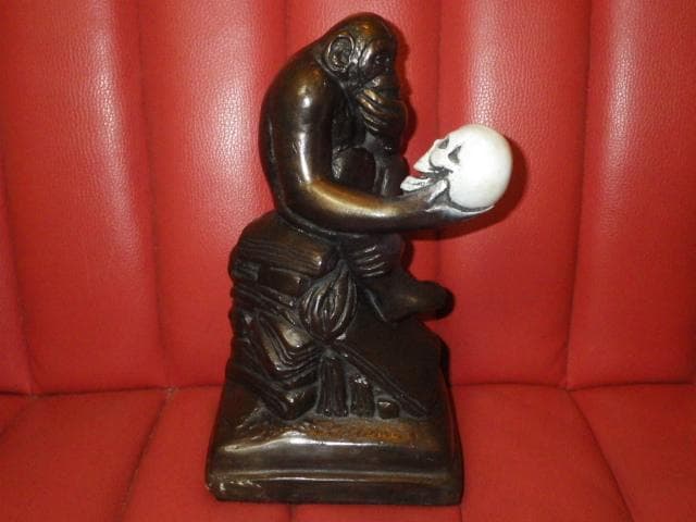 60'S☆ダーウィン☆進化論☆置物☆アート☆ビンテージ☆スカル☆ドクロ