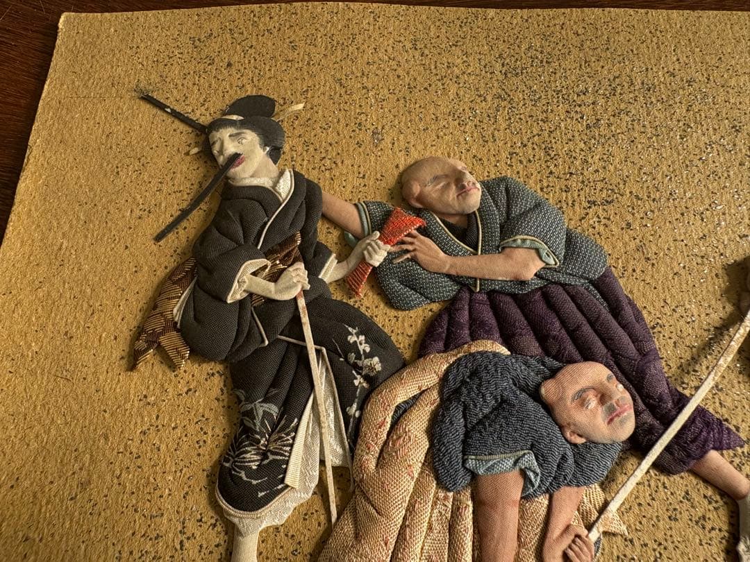 押し絵 江戸時代のおどろおどろしい様子