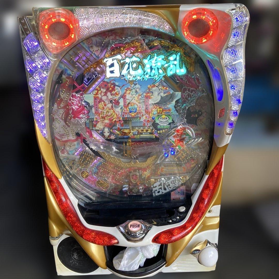 CR百花繚乱　パチンコ　サムライガールズ CR百花繚乱 サムライガールズM5AX パチンコ スペック 予告 初打ち 打ち