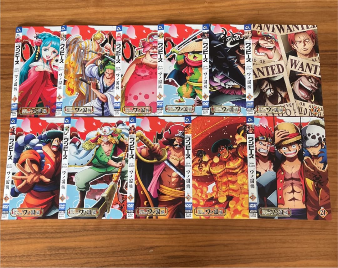 ワンピース 20th season ワノ国編 1巻〜21巻 DVD - メルカリ