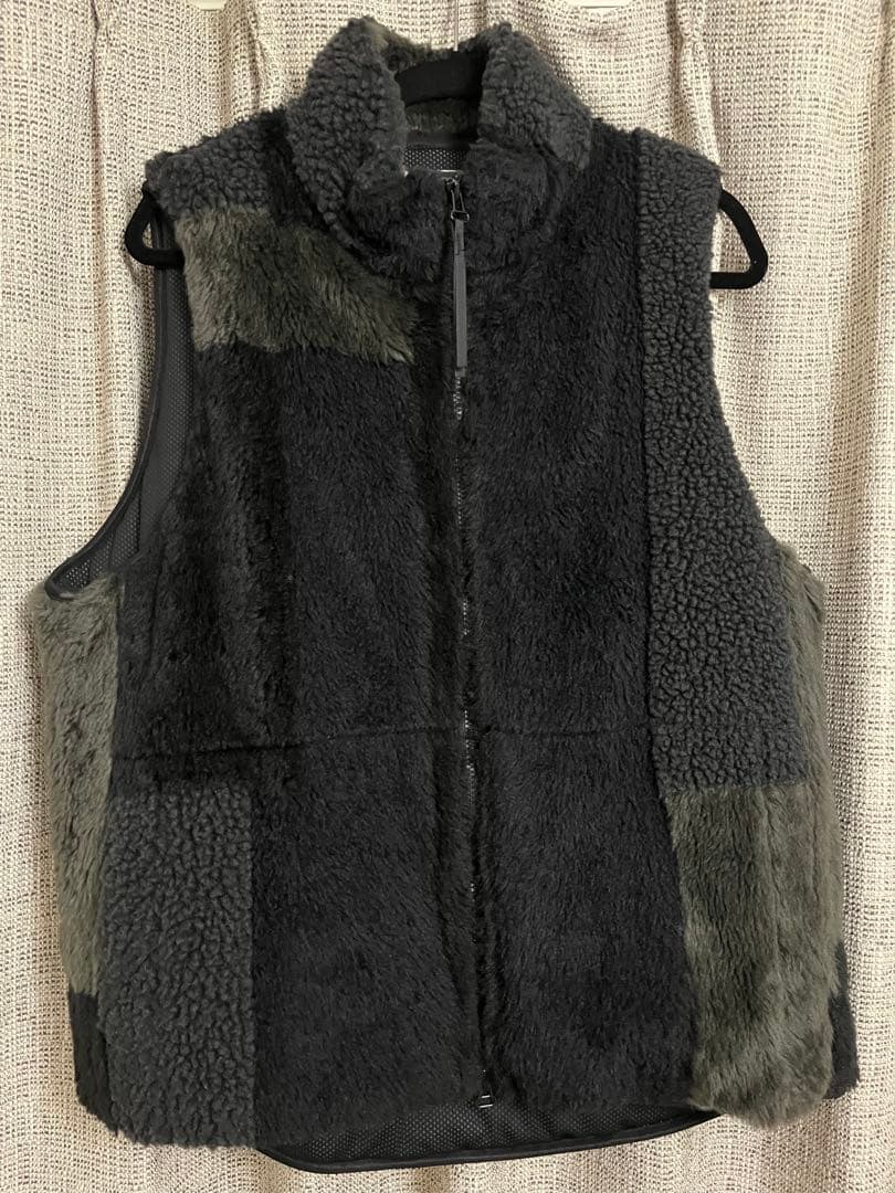 トップス YOKE JACQUARD BOA VEST Studio D'Artisan 