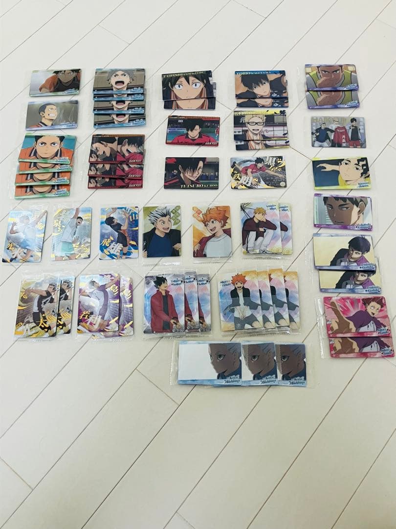 新品未開封 ハイキュー!! ウエハースカード 52枚まとめ売り - メルカリ