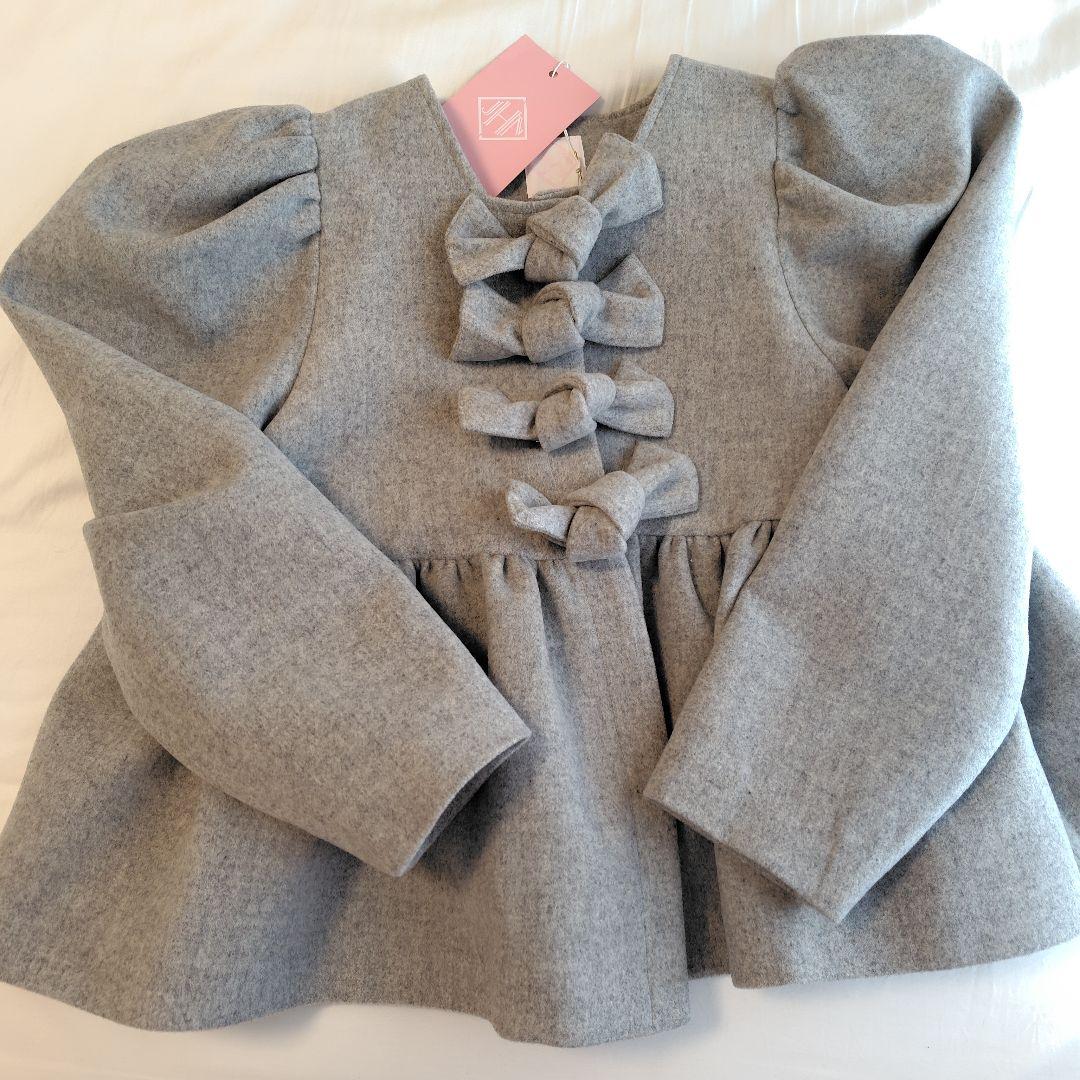 JNHearts♡ジェイエヌハーツ 未使用タグ付き リボンコート - メルカリ