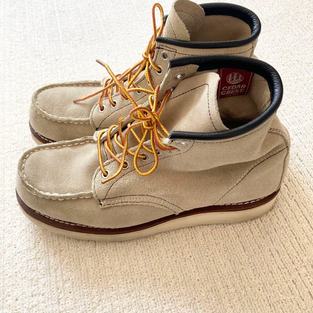 CEADARCRESTベージュ スエード ハイカット ワークブーツ 26.5cm - メルカリ