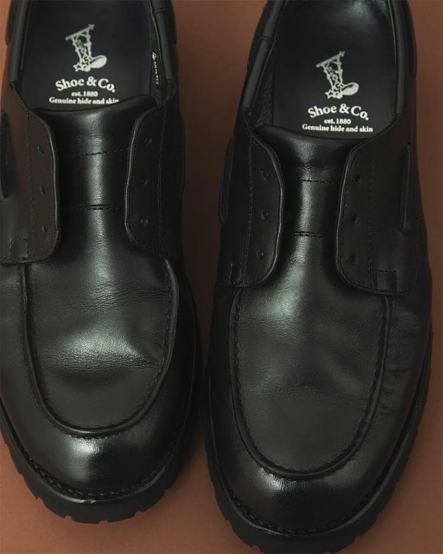 REGAL Shoe & Co. × nonnative MOC SHOES 黒 nonnative Collaboration_ Marine_Moc Black – REGAL Shoe & Co.