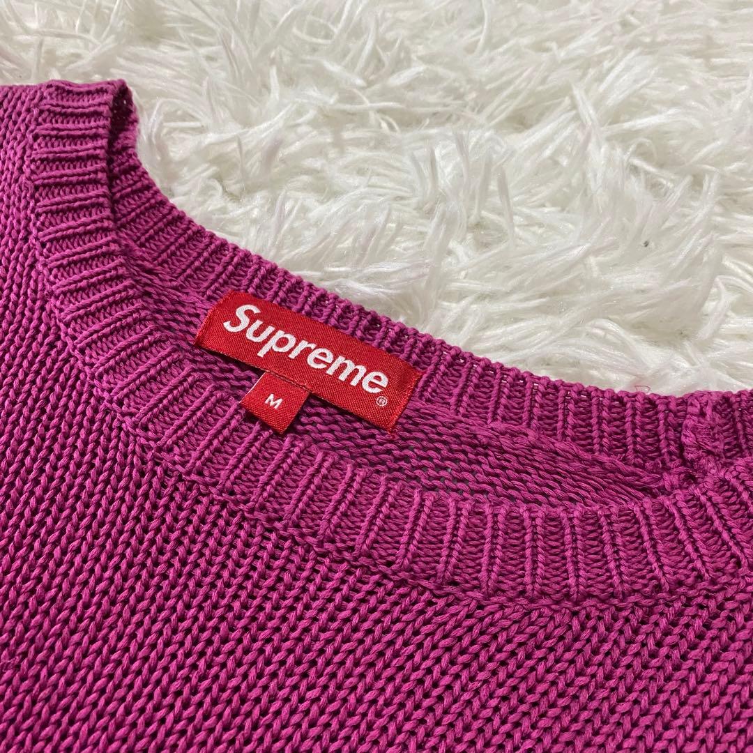 美品】シュプリーム セーター 木村拓哉着用 Mサイズ パープル 紫