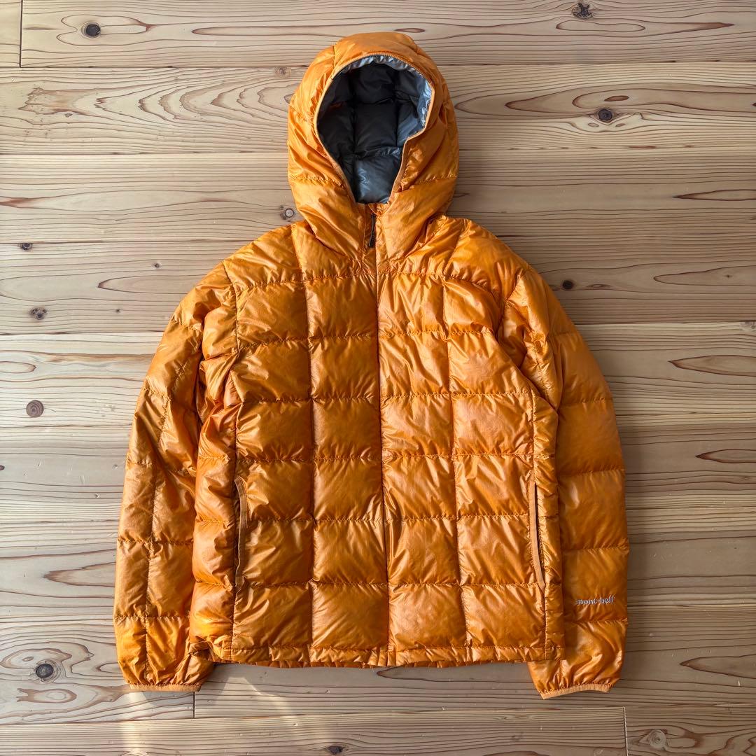 専用 mont-bell U.L.インナーダウンパーカ メンズM オレンジ モンベル mont-bell モンベル アルパインダウン パーカ Men's 男性用