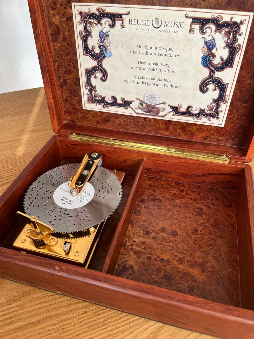 貴重】REUGE MUSIC ディスクオルゴール 音楽ディスク14枚付き