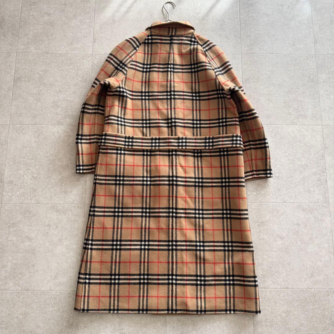 バーバリー ロングコート ダブルフェイス ノバチェック リバーシブル