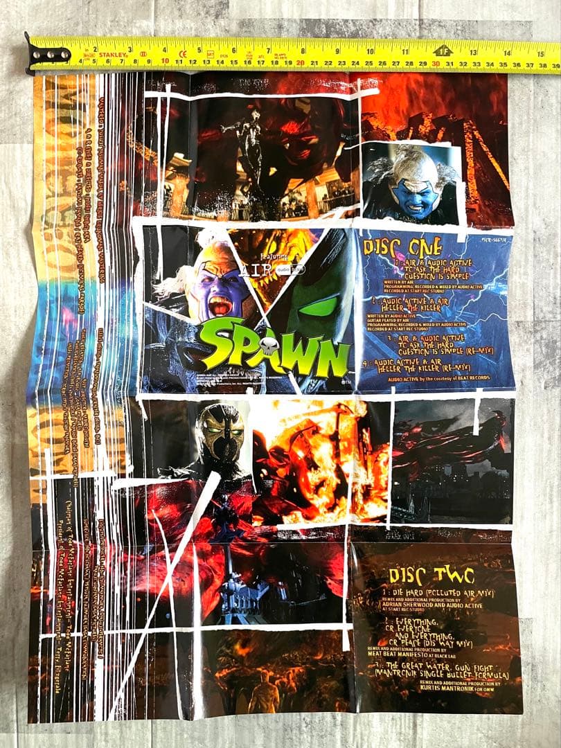 SPAWN スポーン 2枚組限定CD 帯付 ポスター型ジャケット AIR ダブ
