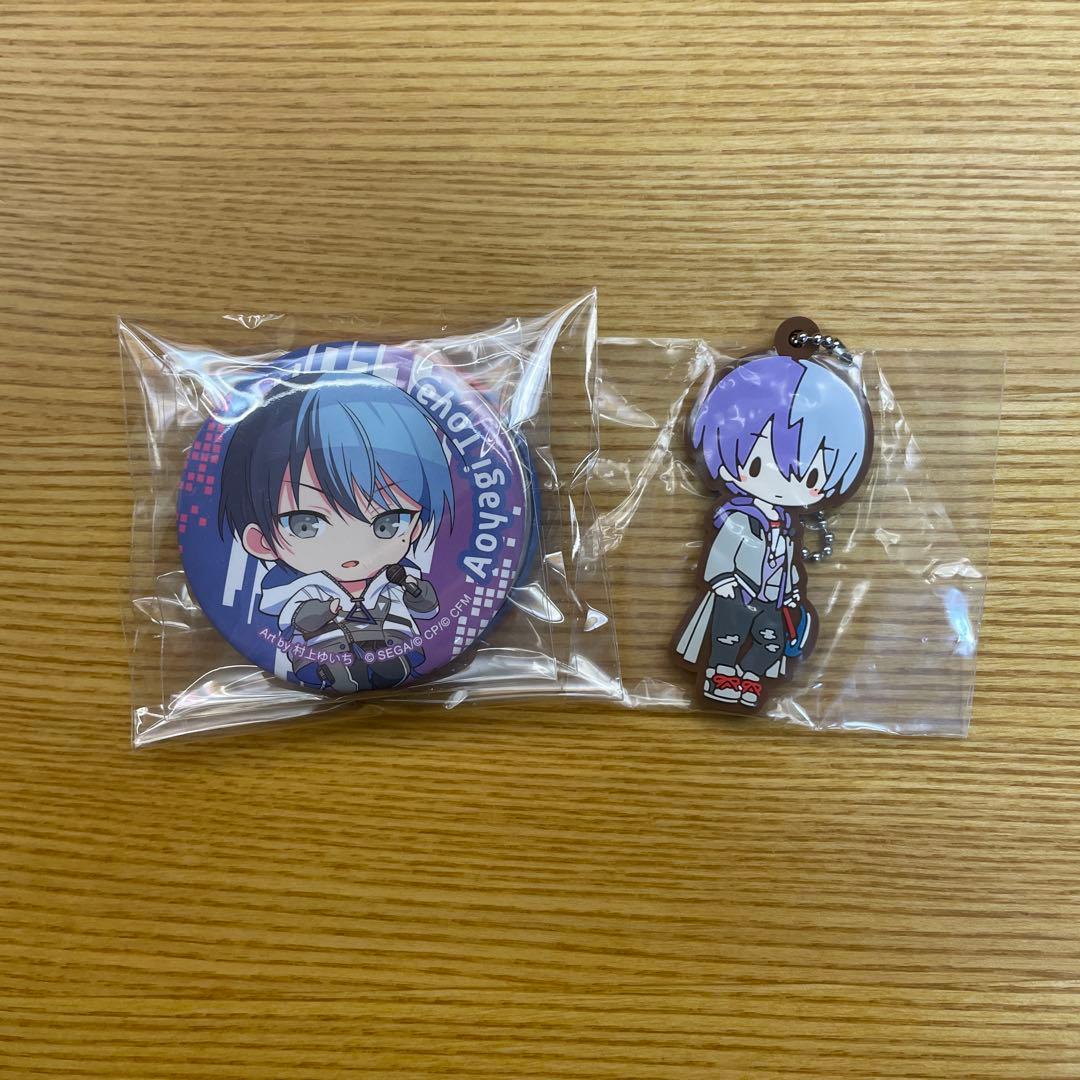 プロセカ 青柳冬弥 ラバーマスコット 缶バッジ まとめ売り - メルカリ