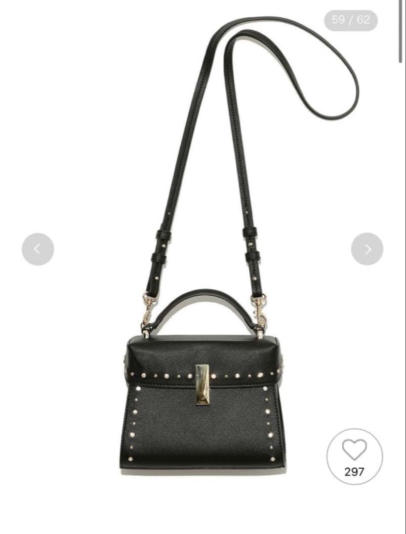 CELFORDリュタン ビジュースタッズポシェット ブラック リュタン】ビジュースタッズポシェット（M）（ショルダーバッグ