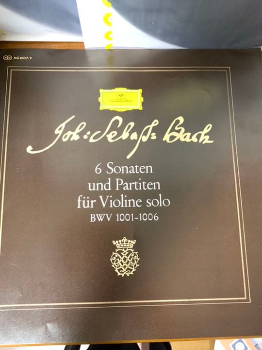 ヘンリク シェリング ヴァイオリン バッハ LP レコード 3枚組 - メルカリ