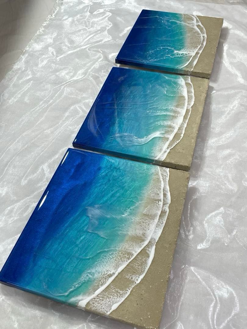 3 waveオーシャンレジン パネル NO14 - メルカリ