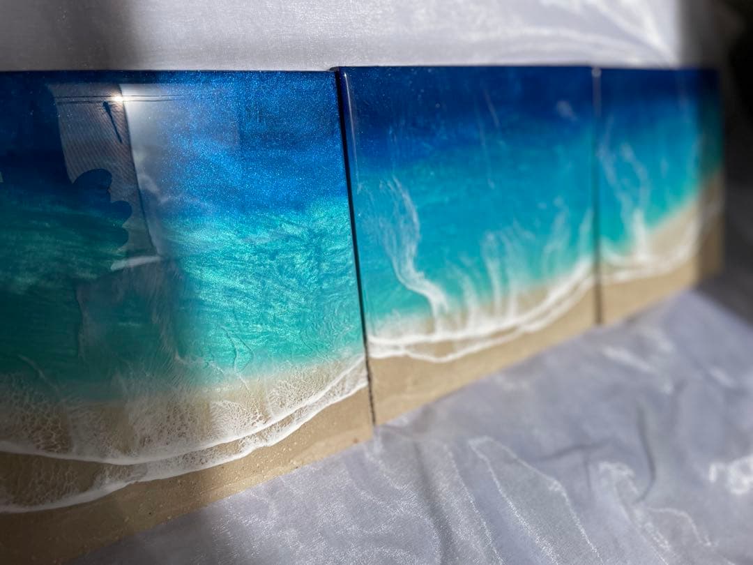 3 waveオーシャンレジン パネル NO14 - メルカリ