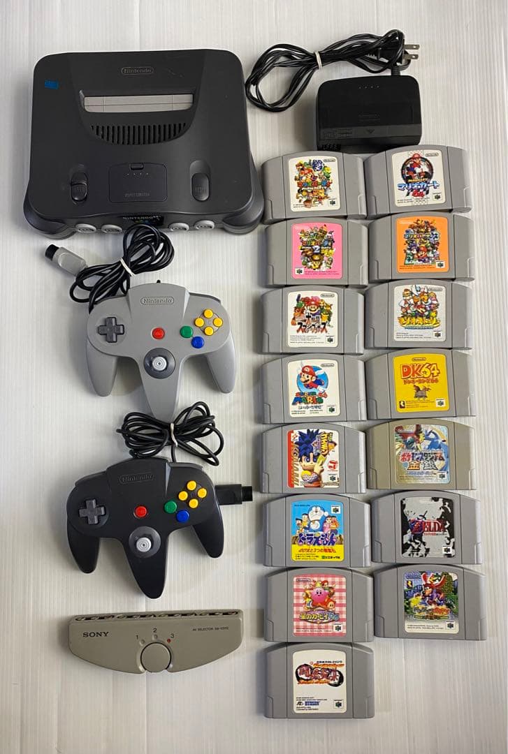 任天堂 ニンテンドー64本体セット ニンテンドー64ソフト まとめ売り
