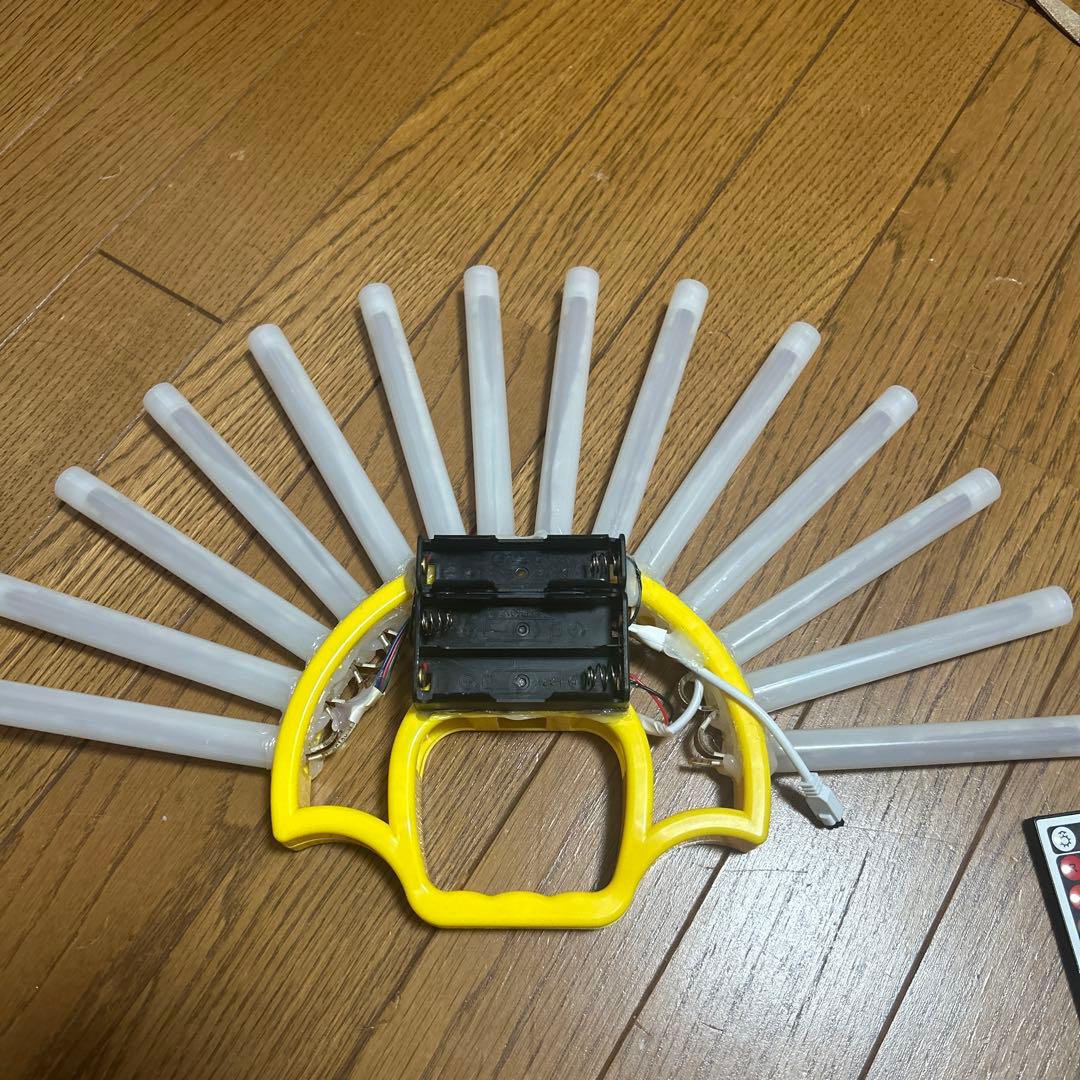 在庫極少】改造ペンライト 虹孔雀 フルカラー孔雀 14連 改チア - メルカリ