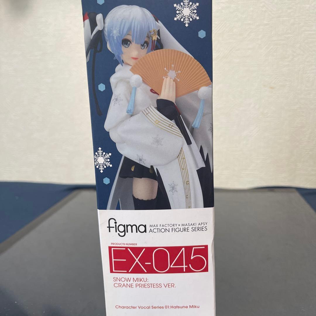 新品未開封 figma 雪ミク2018 タンチョウ巫女ver. EX-045 - メルカリ