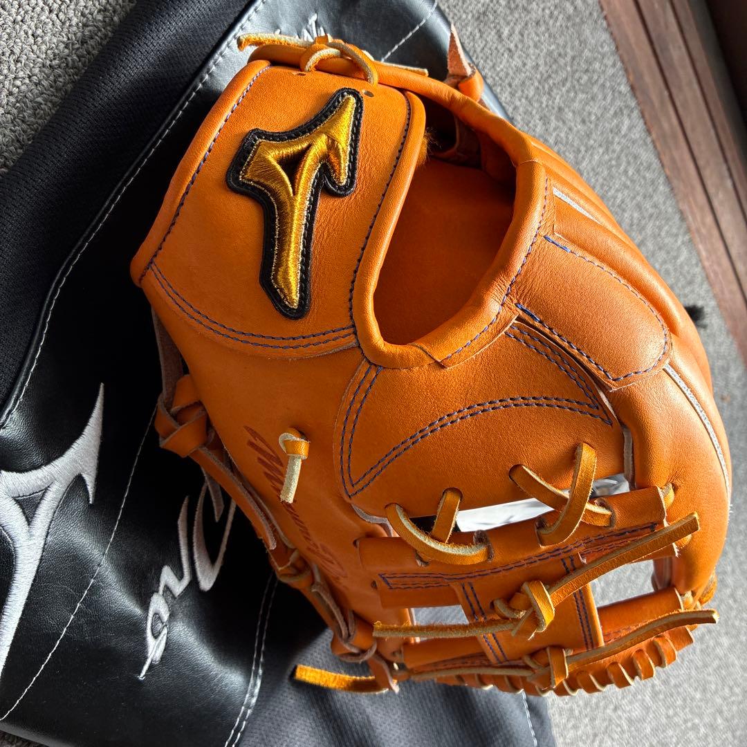 週末限定値下　ミズノプロ　硬式用グラブ　内野手　グローブ　HAGA JAPAN 楽天市場】【平裏刺繍1円】2026モデル ミズノプロ 硬式 グローブ