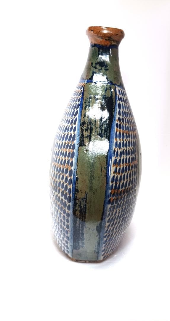 トナラ焼 フォークアート 民族 花瓶 フラワーベース メキシコ