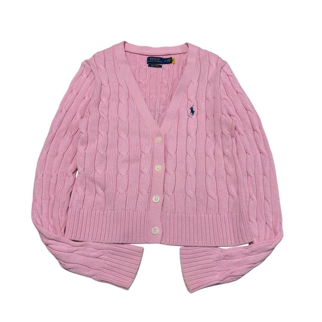 極美品】ポロラルフローレン 大人気ピマコットン ケーブル ショート