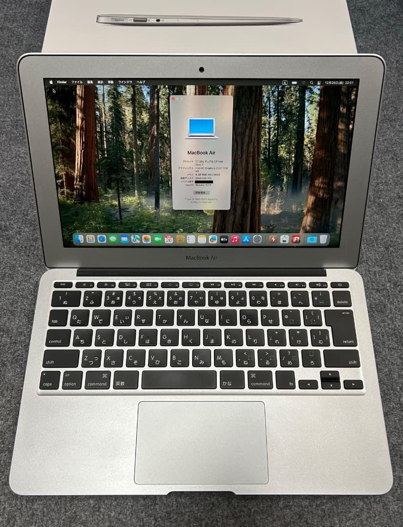 MacBook Air i7 8Gb 11インチ 新品1TbSSD 傷無し極上品 2026年最新】macbook air 11インチ i7の人気アイテム - メルカリ