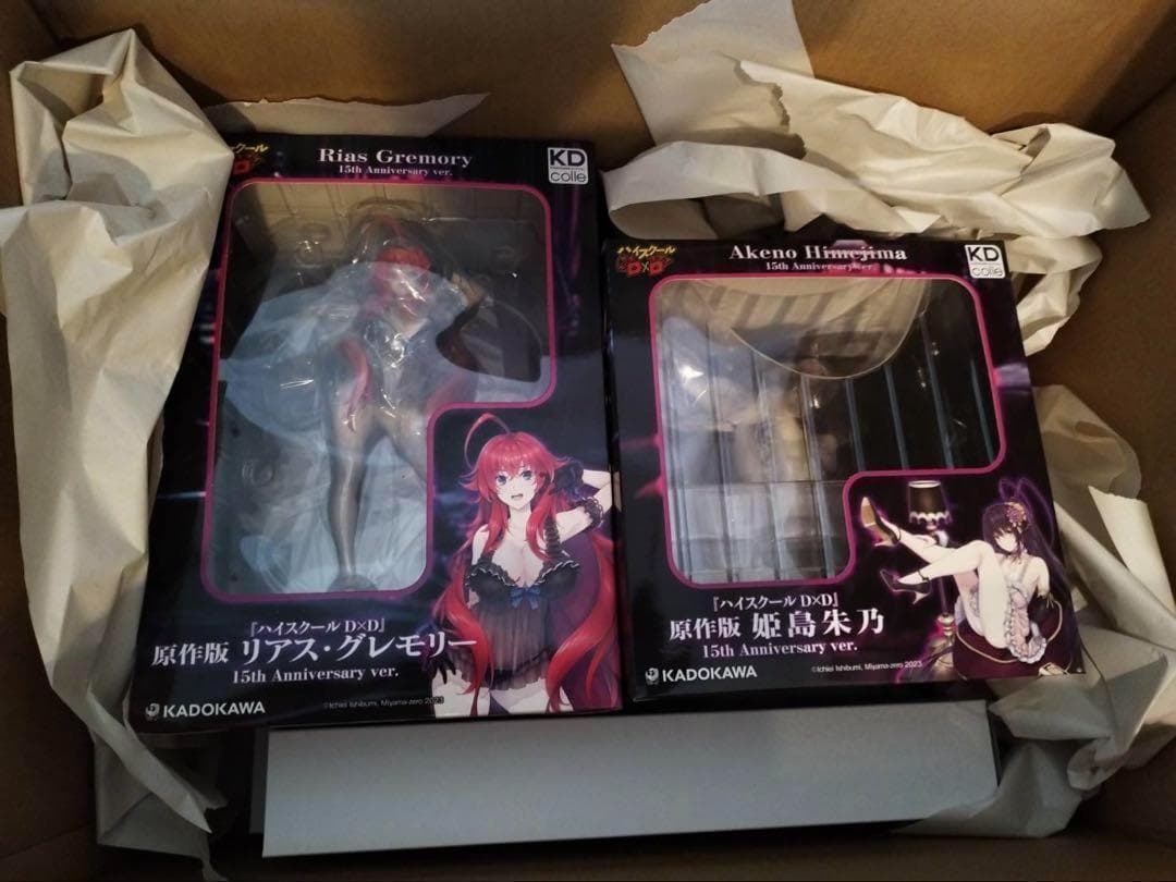特典付 ハイスクールD×D 15th 原作版 リアス 姫島朱乃 フィギュアセット