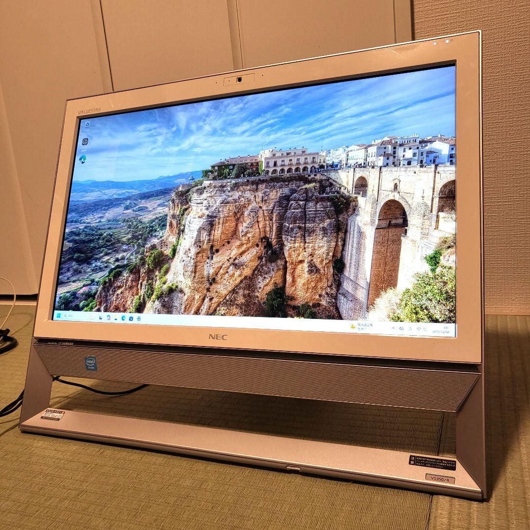 Win11&Office2024認証済/新品SSD/メモリ8GB/一体型PC ピンク ノートパソコン 新品 windows11 office2024 2025モデル 13世代