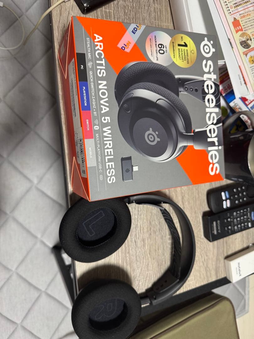 陥落SteelSeries Arctis Nova 5 Wireless SteelSeries Arctis Nova 5X Wireless Multi-System Gaming Headset