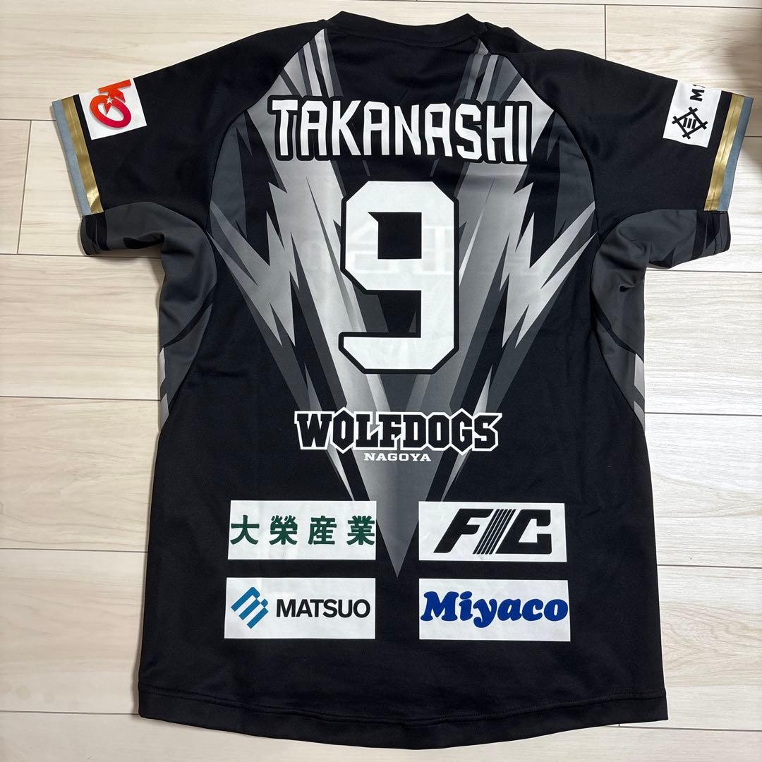 ウルフドッグス名古屋 高梨健太 オーセンティックユニフォーム 黒