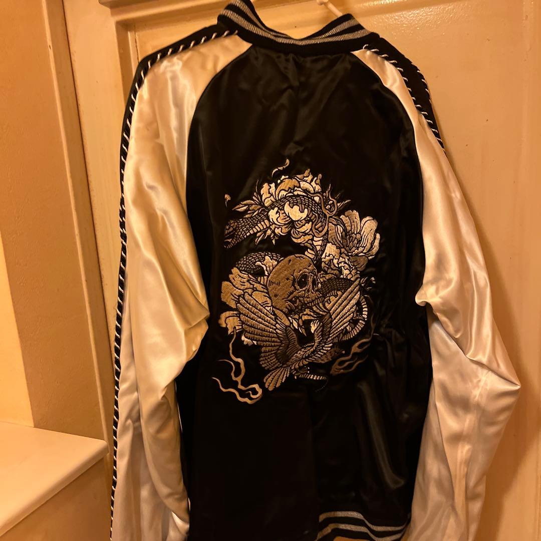 BUCK-TICK 今井寿×TAKEO スカジャン ブラック/ホワイト - メルカリ