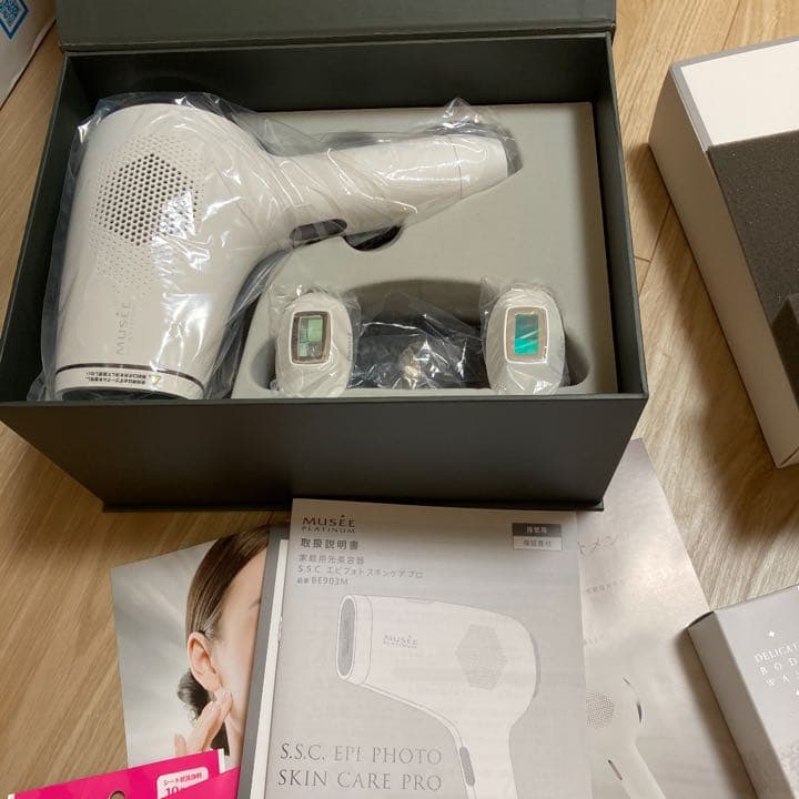 ミュゼ脱毛器 エピフォトスキンケアプロ 家庭用光美容器 脱毛器 - メルカリ