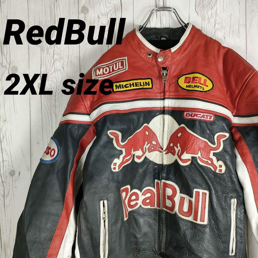 激レア！ レッドブル ライダースジャケット レーシングジャケット 本革
