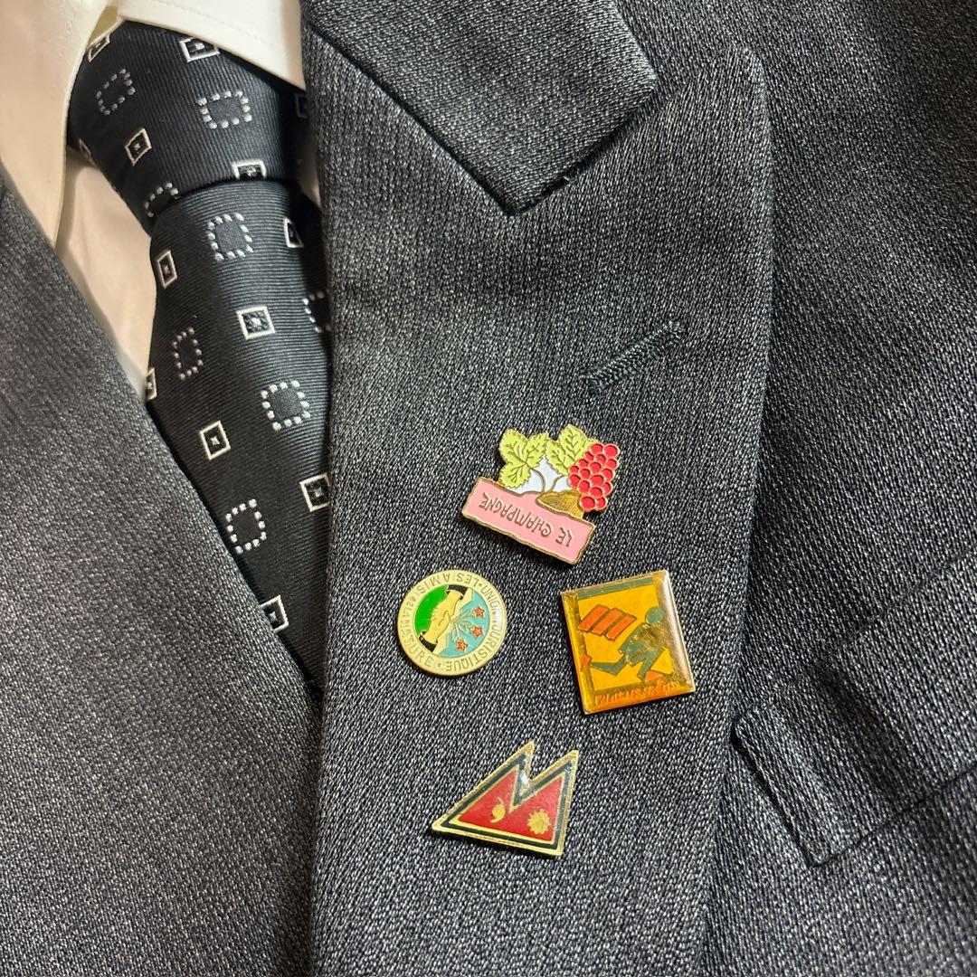 90s vintage レトロセットアップ スーツ ピンズ No.116