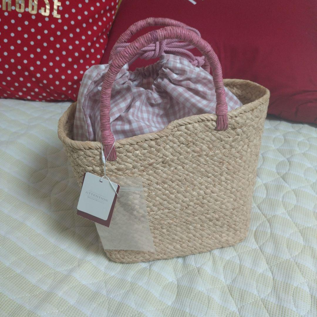 ピンクハウス♡今季カゴバッグ♡新品未使用品タグ付き♡日曜日迄のお値