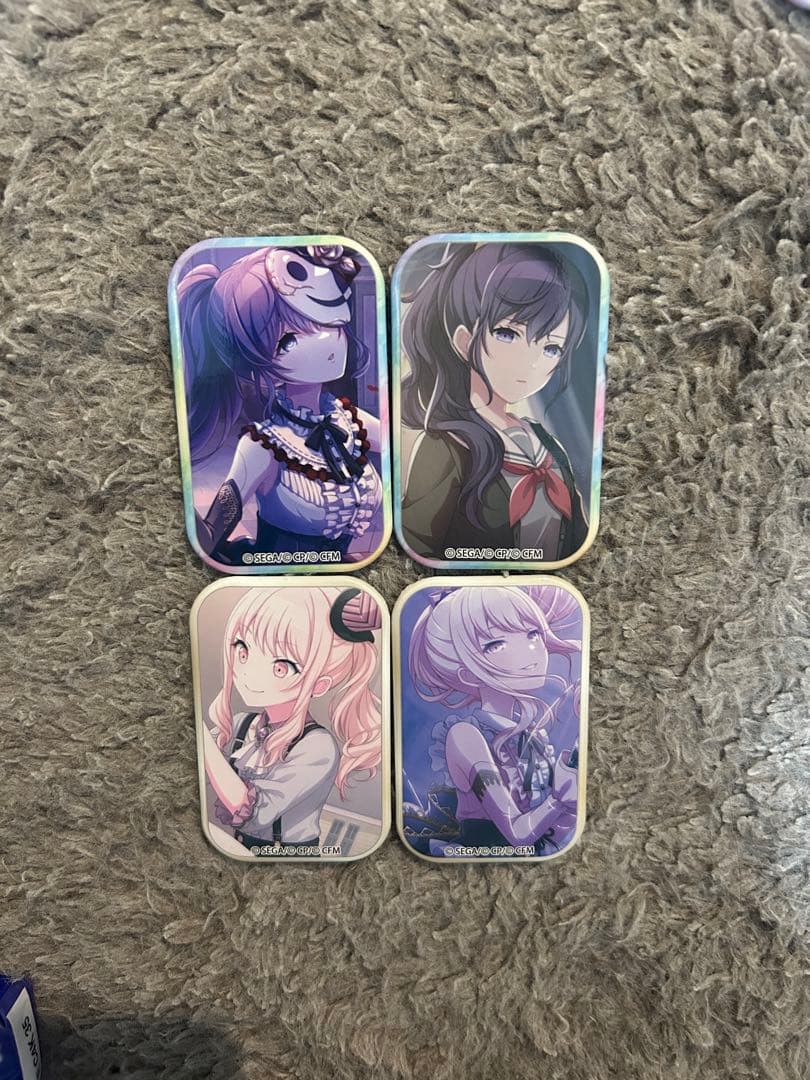 プロセカ 朝比奈まふゆ 暁山瑞希 スクエア缶バッチ - メルカリ