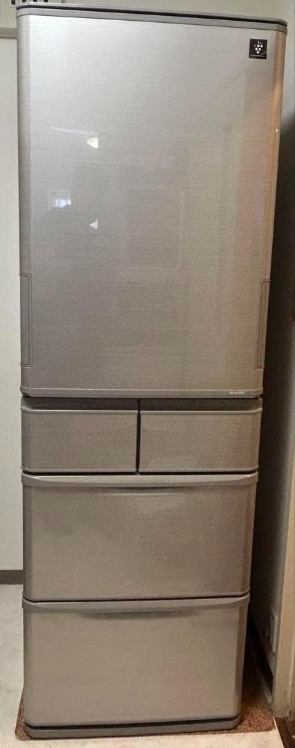 th シャープ 冷蔵庫 SJ-W412D-S 412L 両開き 2018年 SJ-W412E | 冷蔵庫：シャープ