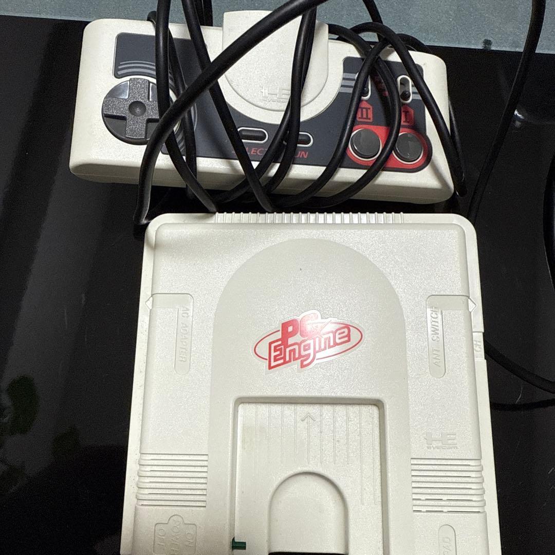 PCエンジン mini本体とコントローラーセット(動作確認済み） PCエンジンミニ 本体＋純正コントローラー1本セット｜動作確認済｜HDMI