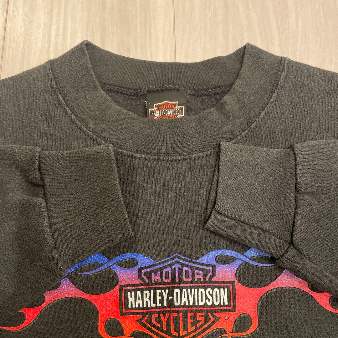 ハーレーダビッドソン スウェット 90s フレイム 炎 ビンテージ - メルカリ