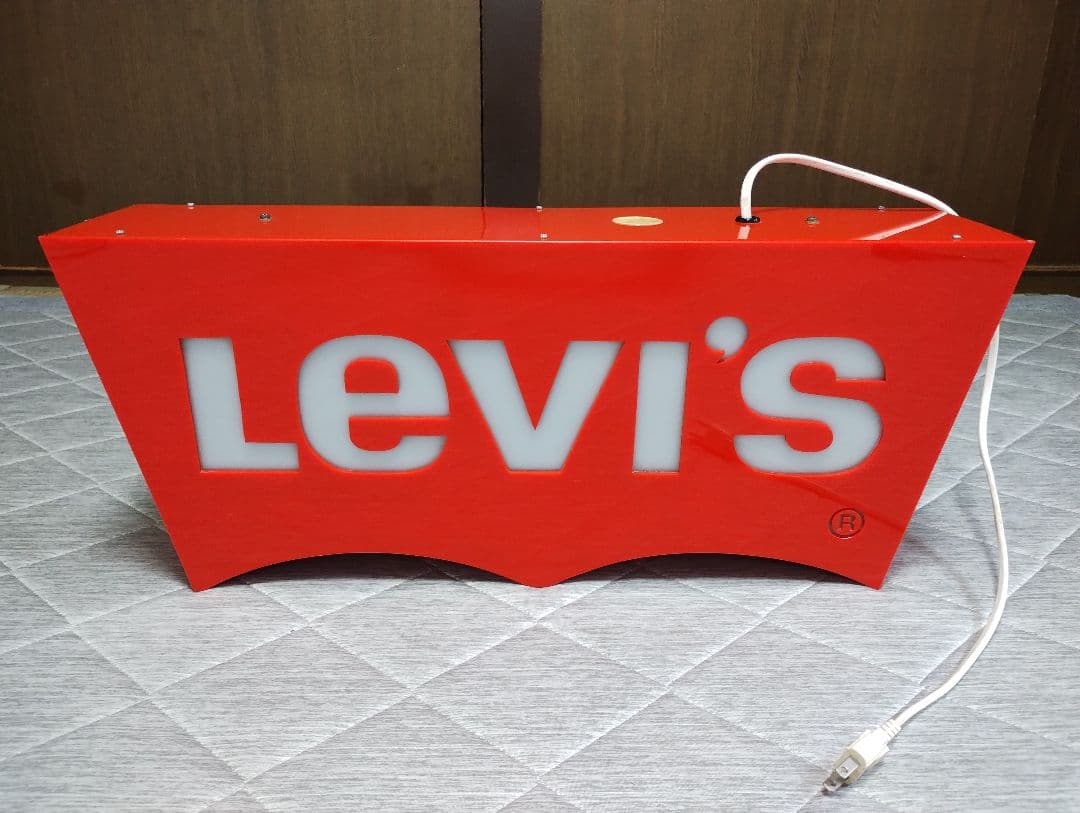 稲*葉様 Levi's 蛍光灯看板 非売品 レア Levi's 70s STORE DISPLAY UNDERWRITERS LABORATORIES INC NEON SIGN